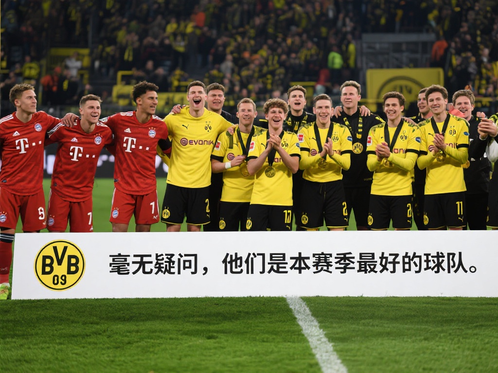 多特官宣:恭贺拜仁问鼎德甲冠军,无愧赛季最佳 在激烈的竞技体育中,竞争对手间的关系通常